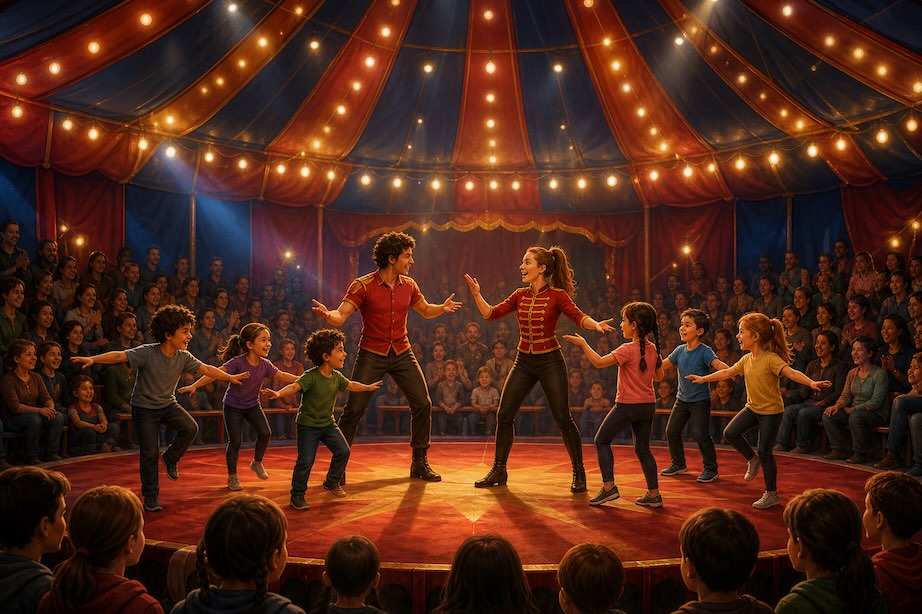 Actividad educativa de circo y expresión corporal