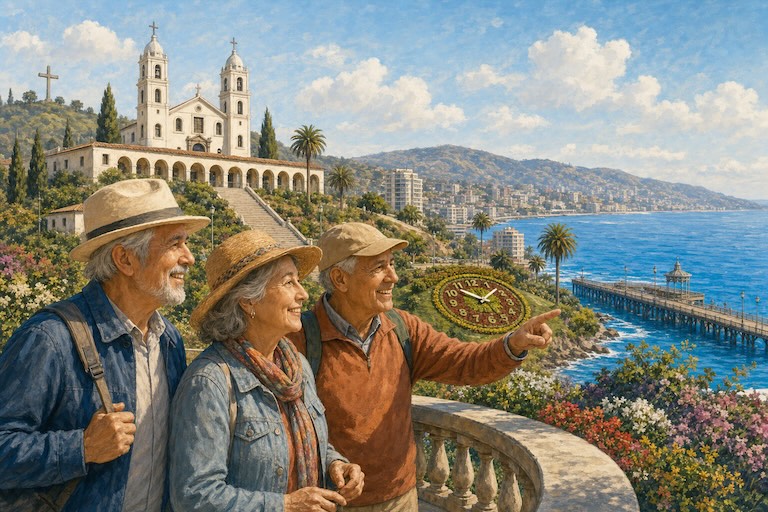 Santuario de Lo Vásquez y costa de Viña del Mar